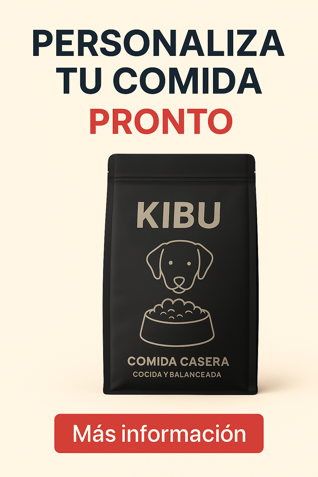 Cachorro Individual  – Comida Casera Natural 750gr